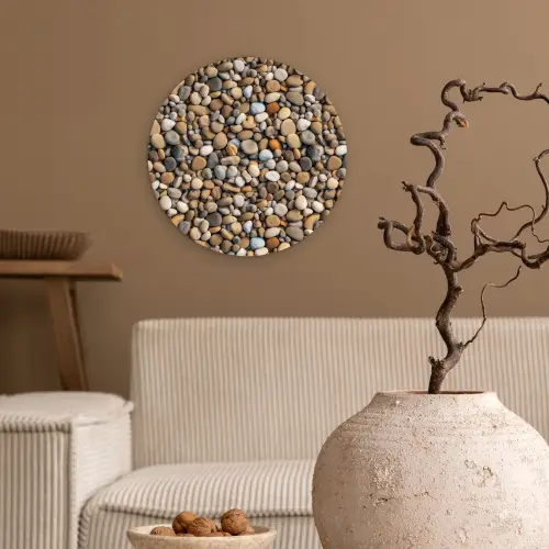 Licht - Stenen - Rust Wandcirkel plexiglas klein 852 -sfeer1