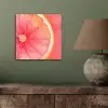 Grapefruit - Roze - Levendig aluminium wit klein -sfeer2