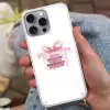 Cadeau - Strik - Tekst - Roze Hoesje iPhone 16 Pro Max met koord klein -sfeer3
