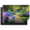 Hortensia- Park - Pad Inductie beschermer vinyl 3mm klein -3d