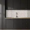 Design - Lijn - Patroon - Hart - Grijs keuken achterwand 2 middel 871 -sfeer1