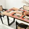 Bloemen - Koffie - Raam Placemat vinyl groot -zzsfeer4_Kitchenyeah-website