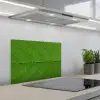Natuur - Blad - Groen keuken achterwand spatscherm klein -3d_schuin