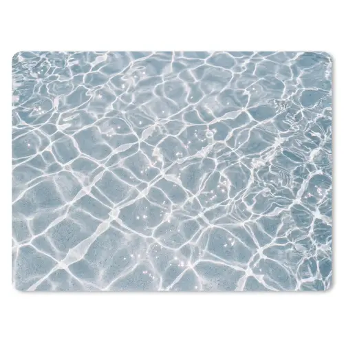 Water - Reflectie - Zonlicht muismat rubber klein -3d