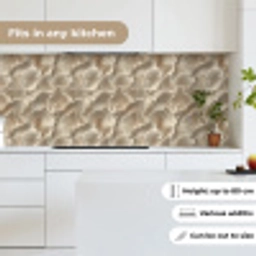 Waaierstructuren - Beige - Vezeltextuur keuken achterwand 2 middel 871 -sfeer4_UK