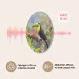 Toekan - Jungle - Natuur - Kleurrijk Akoestische PET Vilt - Rond klein -USP_FR