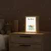 Planten - Sterren - Dinosaurussen - Oranje Light Box met kabel (Kinderlampje) klein -sfeer1_kind