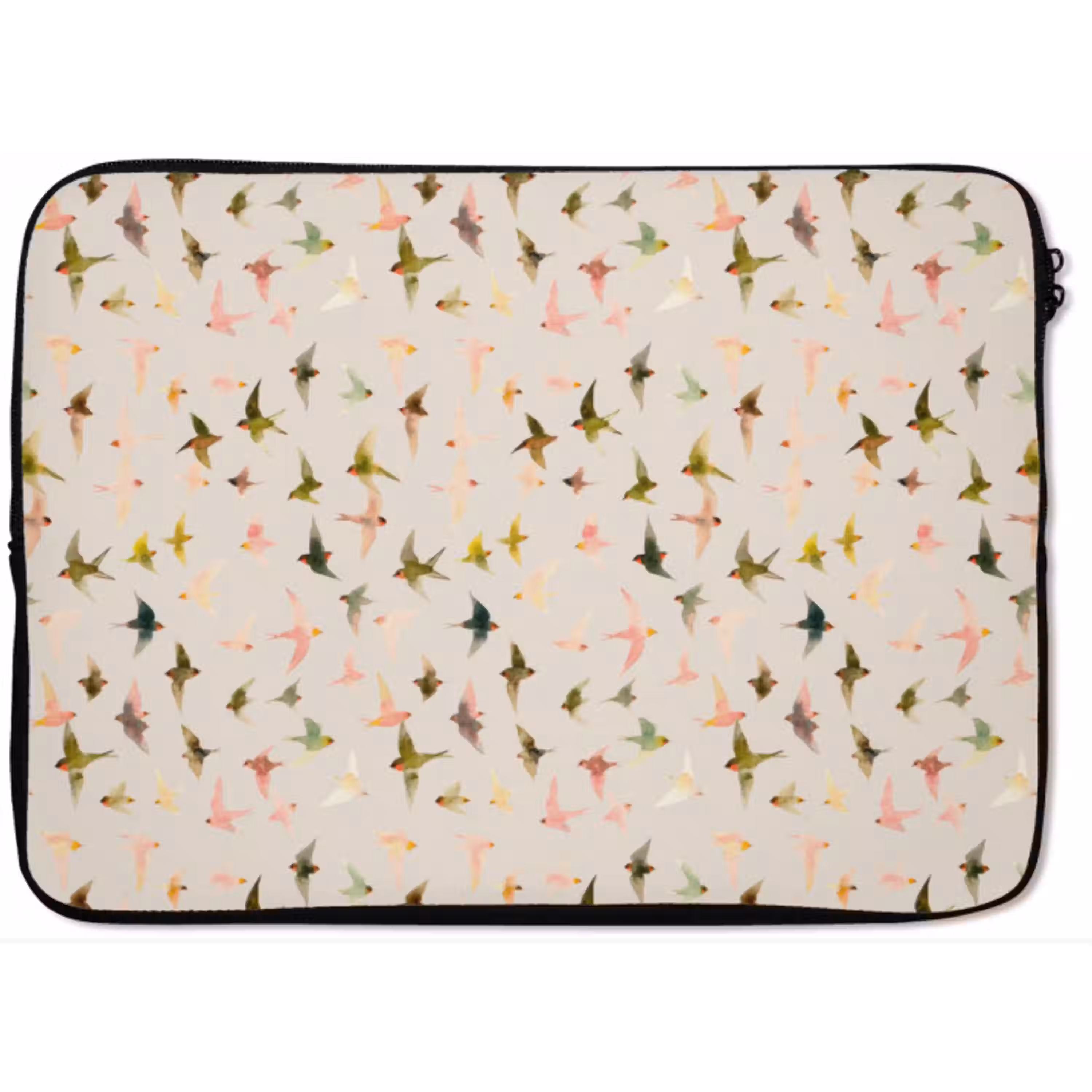 Vogels - Vliegen - Kleurrijk laptophoes neopreen klein 279 -zkaufland3dotto