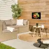 Tomaat - Avocado - Peper - Graffiti - Verf - Modern tuinposter los doek klein -sfeer4