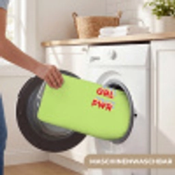 Grl pwr - Groen - Rood - 3D Badmat klein -USP_WasbaarDE