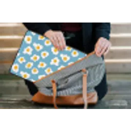 Eieren - Dooiers - Blauw laptophoes neopreen klein 279 -tas