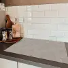 Patroon - Beton - Grijs Inductie beschermer vinyl 3mm klein 276 -sfeer3