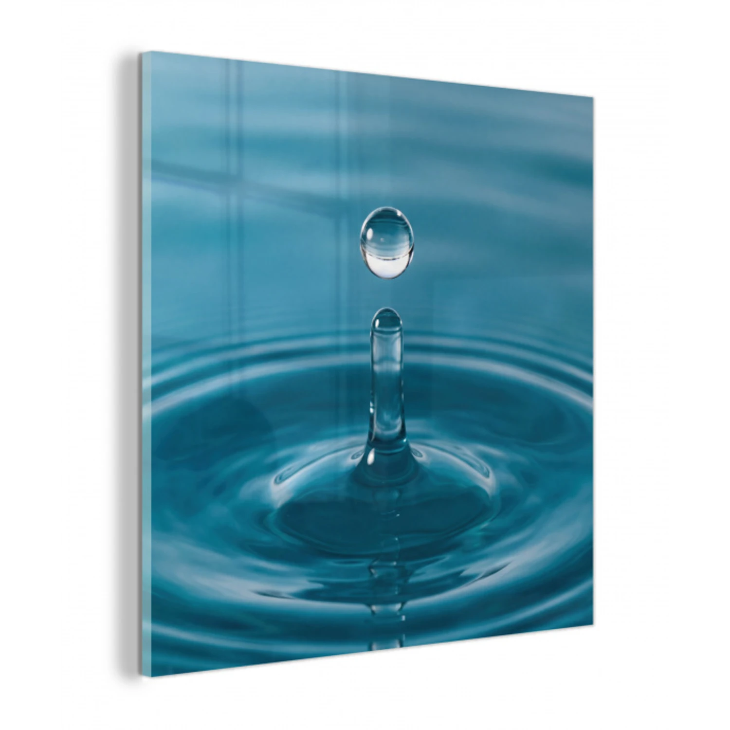Waterdruppel - Water - Oppervlakte plexiglas 5mm klein -z3d