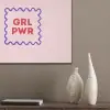 Grl pwr - Roze - Kader PET vilt klein -sfeer6_closeup