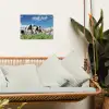 Koeien - Platteland - Weiland - Natuur - Dieren tuinposter los doek klein -sfeer7