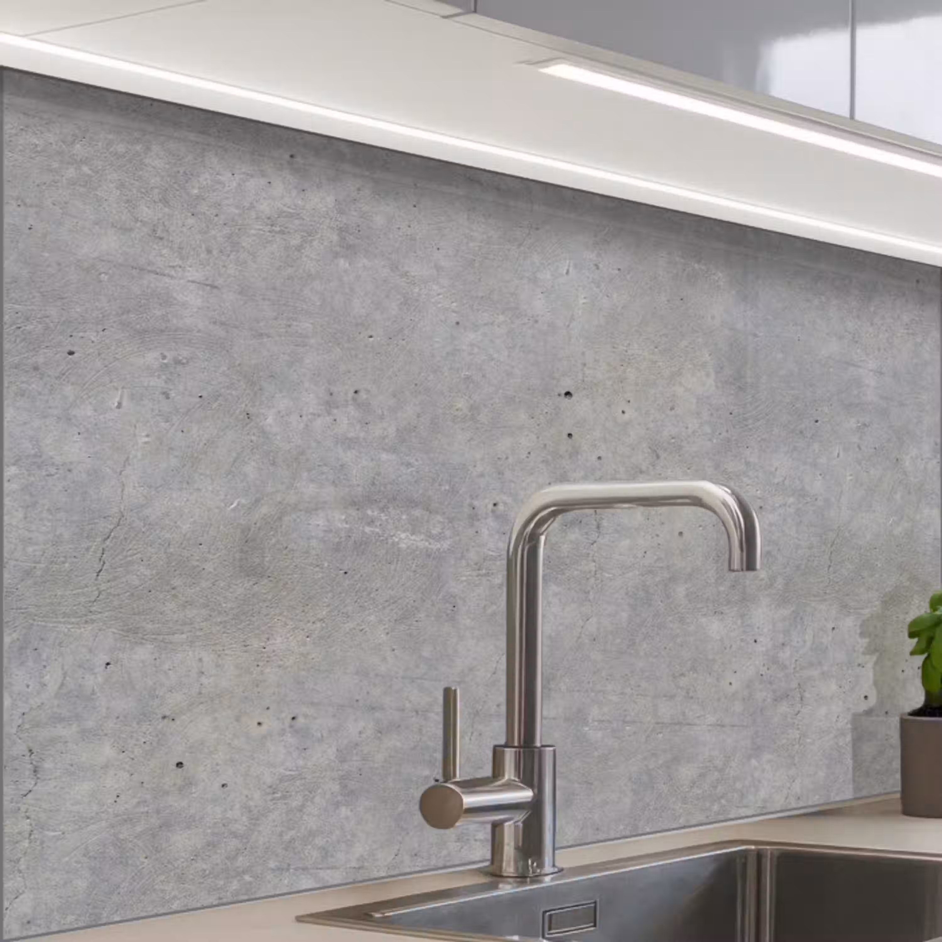 Beton - Patronen - Industrieel keuken achterwand 2 middel 865 -zzzz3d_schuin