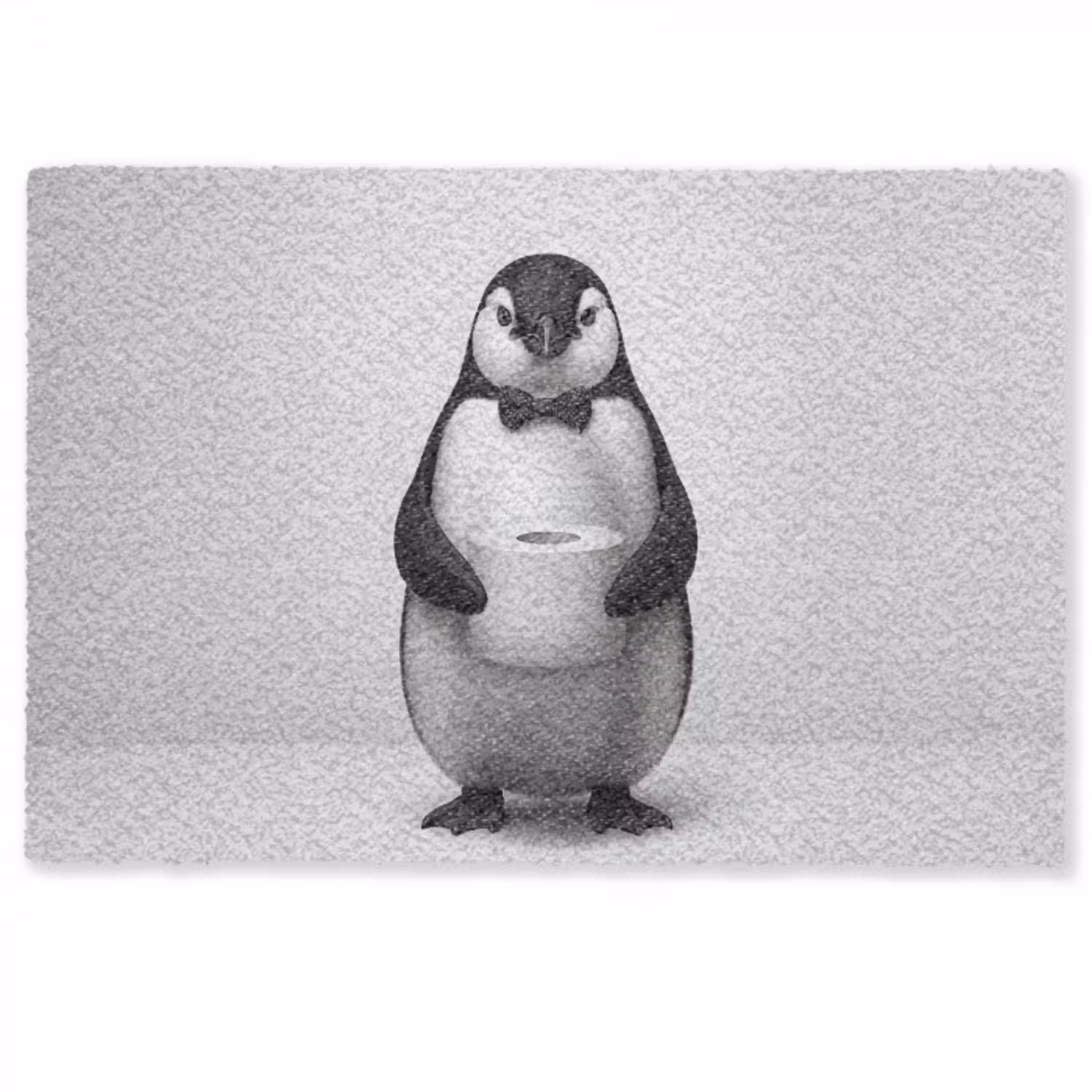 Pinguïn - WC rol - Wit Deurmat klein -zkaufland3d