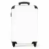 Grafisch - Patroon - Modern - Fijnstijl NBS - Handbagage koffer - Kinderen Unisex middel 644 -productfoto_recht