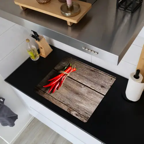 Vurige Chili Knopen Inductie beschemer met haakjes middel -sfeer1
