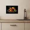 Fruit - Appel - Sinaasappel - Rode vruchten - Water KitchenYeah - Keuken - Canvas klein -sfeer2