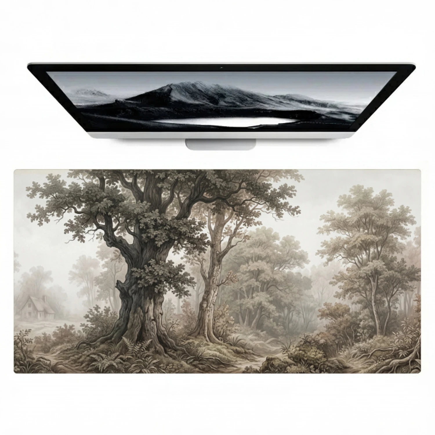 Natuur - Bos - Eik Muismat XXL klein -zzz3d