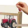 Trekker - Minimalistisch - Illustratie - Rood Light Box met kabel (Kinderlampje) klein -USP_websiteprintNL