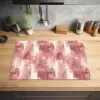Penseelstrepen - Verweerd - Roze Inductie beschermer vinyl 3mm klein 276 -sfeer5