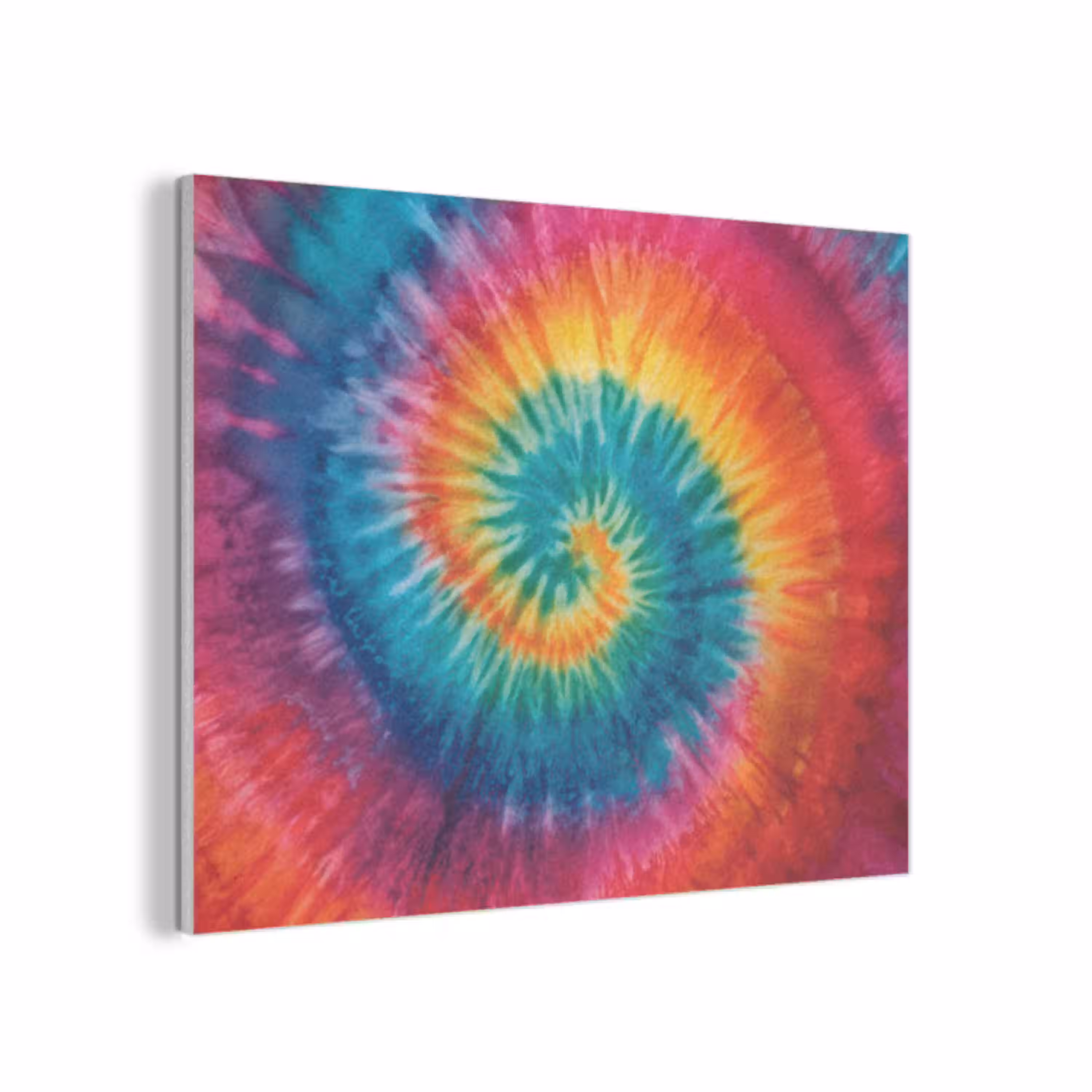 Regenboogkleuren - Tie dye - PET vilt klein -3d