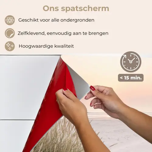 Horizon - Duinlandschap - Zand keuken achterwand spatscherm klein -spatscherm_NL