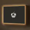 Appel - Metallic - Symmetrisch Light Box met batterij (Wandlamp) middel -z3d_website