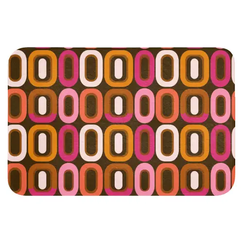Modern - Retro - Kleurrijk WCmat klein 1009 -3d