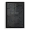 Grijs - Cement - Beton - Industrieel - Structuur fotolijst zwart zonder passe partout klein -3d