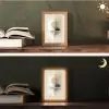 Cirkel - Compositie - Diepte - Beige Light Box met kabel (Tafellamp) klein -sfeer3