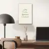 Tekst - Sierlijk - Letters - Groen aluminium wit klein -sfeer5