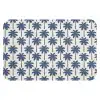 Symmetrisch - Palm - Blauw WCmat klein 1009 -3d
