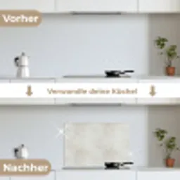 Grijs - Marmer - Aders keuken achterwand spatscherm klein 900 -voor_na_DE