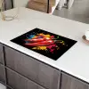 Peper - Graffiti - Verf - Abstract - Modern - Kleurrijk Inductie beschermer vinyl 3mm klein -sfeer8