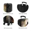 Koffer - Paard - Dieren - Bloemen - Bos - Vlinder NBS - Handbagage koffer - Kinderen Unisex middel zzzzzzzbolletjes_ENG