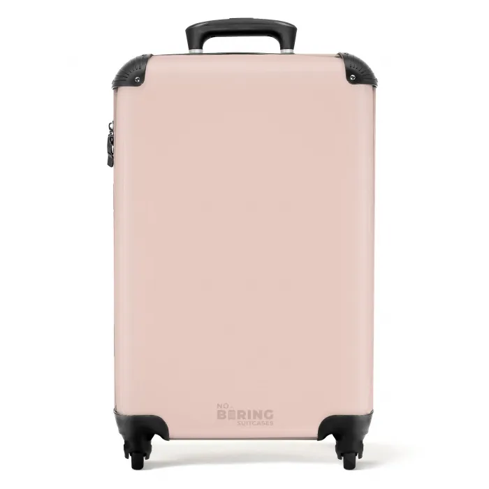 Nude - Licht zalmroze NBS - Handbagage koffer - Kinderen Unisex middel -productfoto_recht