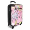 Unicorn doodles NBS - Handbagage koffer - Kinderen Unisex middel -productfoto_3d