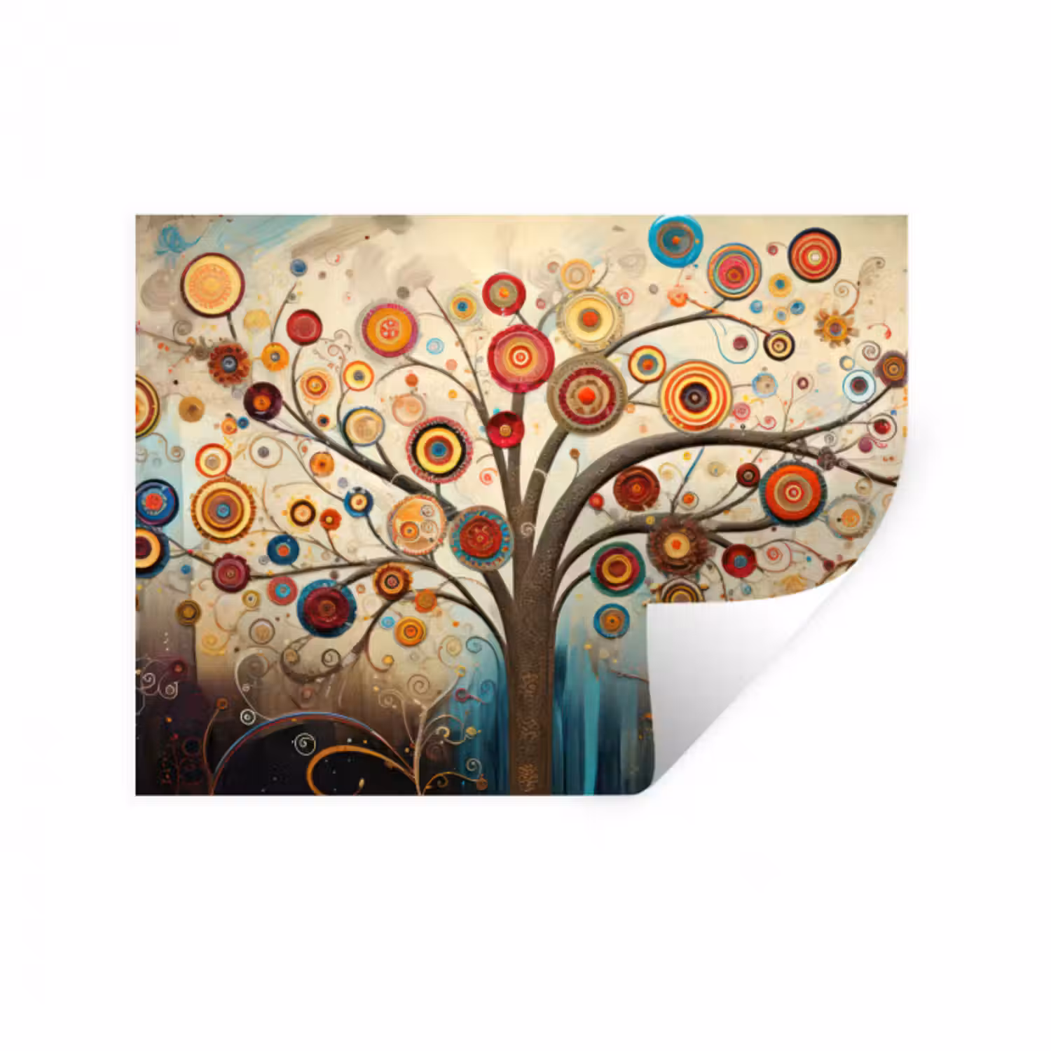 Wandtattoo – Baum - Baum des Lebens - Farbe