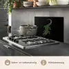 Krokodil - Groen - Tijgerachtig - Strepen keuken achterwand spatscherm klein -usp_NL