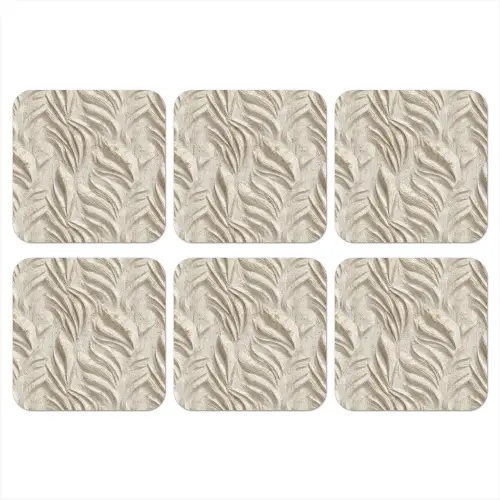 Textuur - Reliëf - Beige onderzetter kurk middel 366 -3d