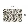 Elegant - Patroon - Zwart - Beige Placemat vinyl groot 368 -specs