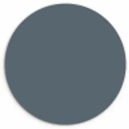 Kleuren - Blauw - Interieur Wandcirkel kunststof plaat 5mm dik klein 188 -3d