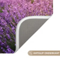 Lavendel - Veld - Natuur - Paars Badmat klein -USP_AntislipNL