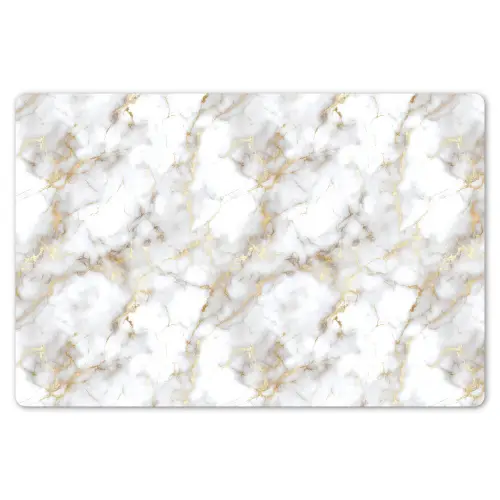 Gouden aders - Marmer - Wit Placemat vinyl groot 368 -zzsfeer1_Kitchenyeah-website