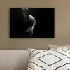Koi - Vis - Wit - Zwart canvas 2cm klein -sfeer3