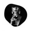 Vrouw - Cocktail - Chic Wandcirkel Organisch Plexiglas middel -3d