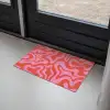 Abstract - Patroon - Rood - Roze - Minimalistisch Deurmat klein -sfeer2